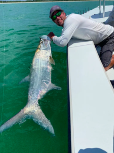 man catching tarpon in tampa man catching tarpon in tampa